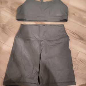 Women's Sage High-Waisted Yoga Set